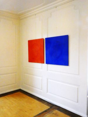 Bleu et orange