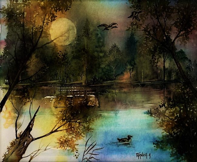 canard -coucher de lune - Copie (2) - Copie - Copie - Copie