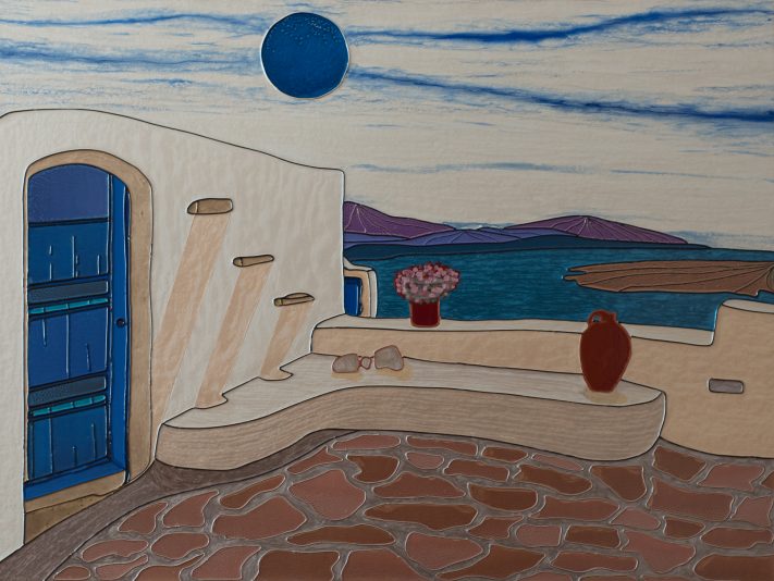 2017-09-21 Le paradis peut attendre - Paradis Can Wait - huile sur bois - 40'' x 30''
