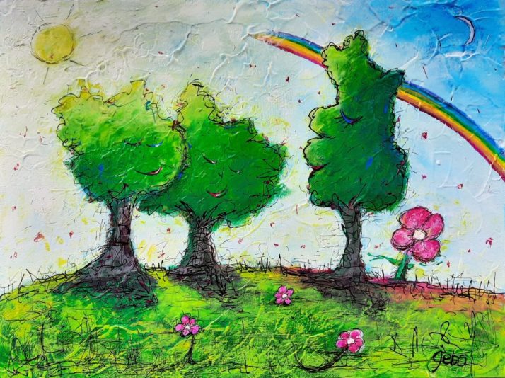 Pour toujours mon amour art floral gebsart