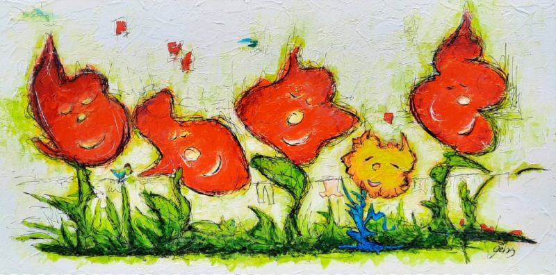 Good morning art floral gebsart