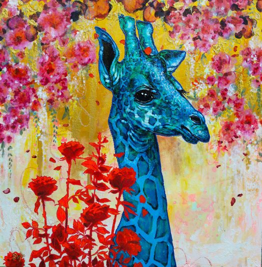 portrait animal peinture amylee