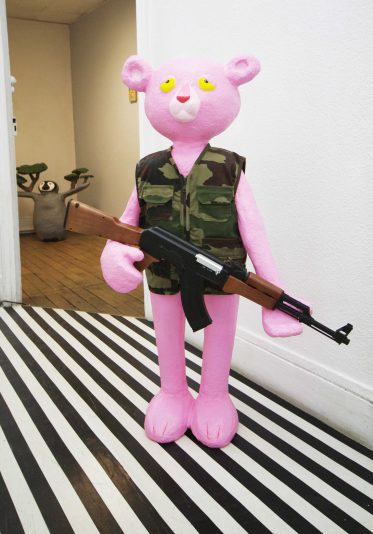 pink-panther-comme-le-mien-sculpture-maroussia-chanut