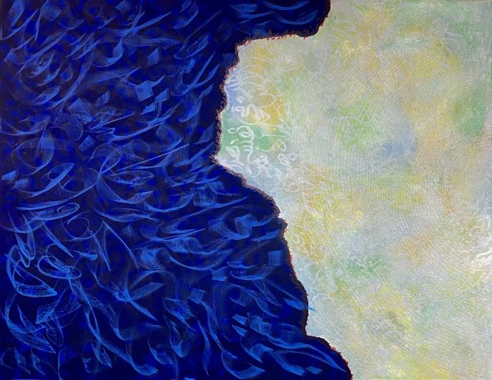 Traces_75canvasAcrylicink 2020.160X140cm