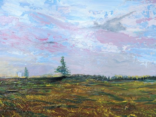 Distant Silos and Pines 24 L X 18 H (2)