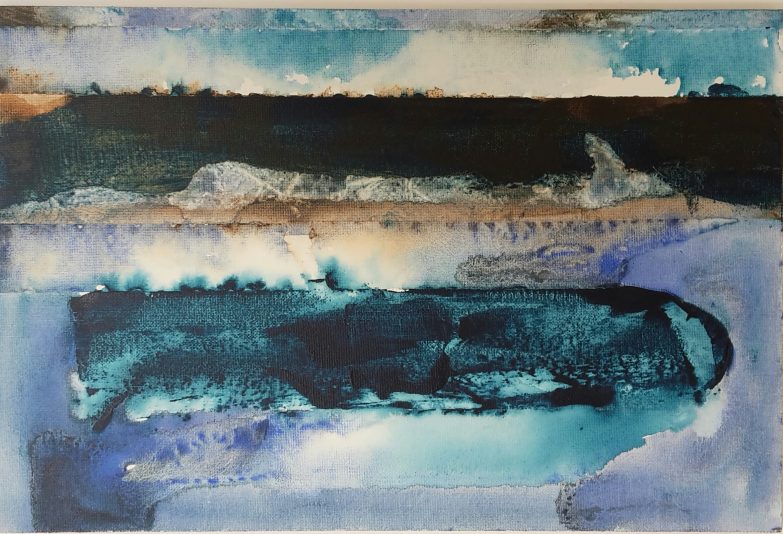 Horizons Acrylique sur toile 2018 20 x 30 cm