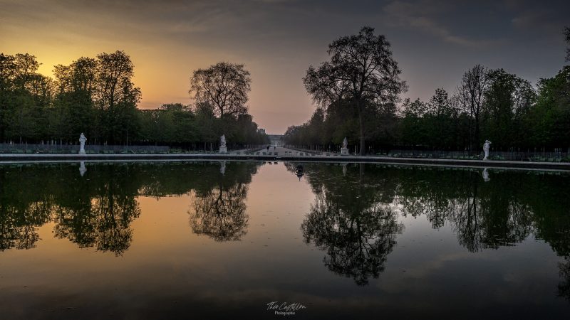 Crépuscule aux Tuileries