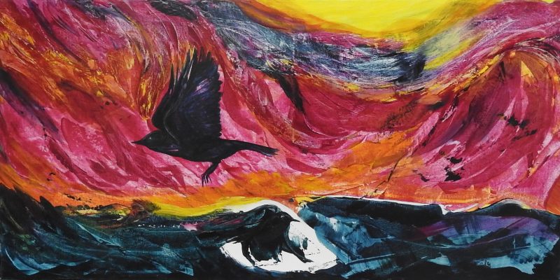 The Crow Knows her Colours - La corneille a ses couleurs
