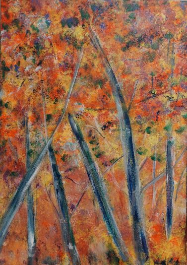 2022 foret automnale 50x70x2 200€