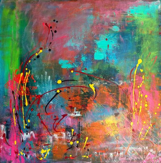 2022 abstrait eau n4 60x60