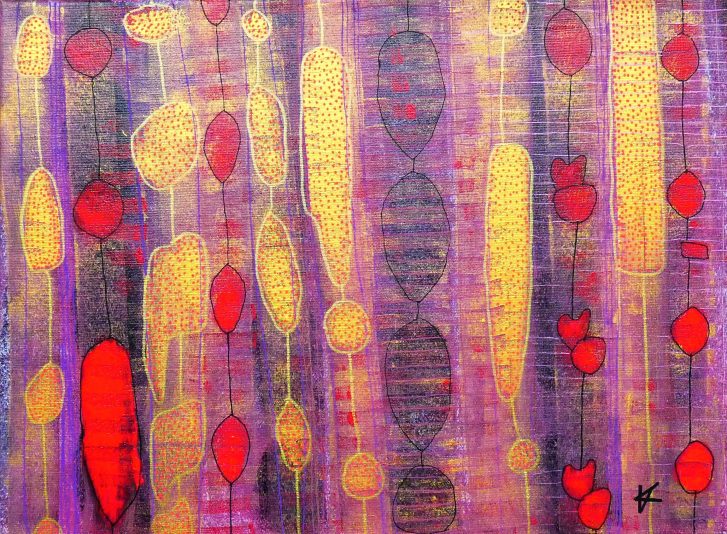 les petits lampions - artmajeur - karine darlhac