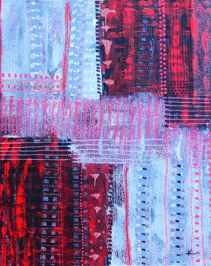 FANTAISIE ROUGE - KARINE DARLHAC - ARTMAJEUR