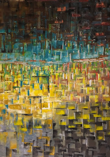 GEOMETRIE DES COULEURS entier1 - 82 x 62