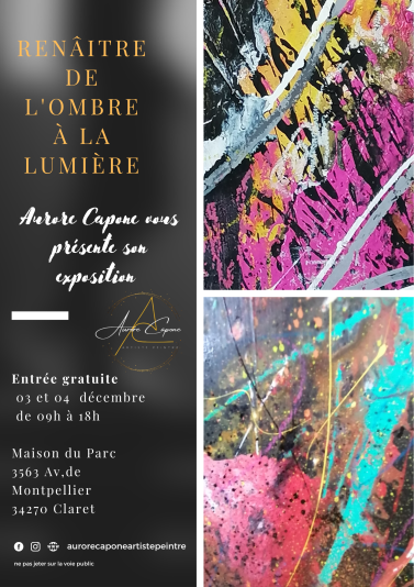 affiche exposition claret