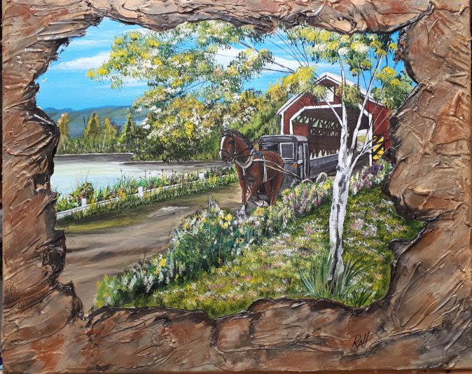 sur le chemin 16x20
