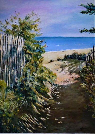 accès à la plage - ile de Ré