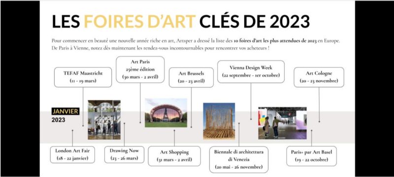 4 Les foires d'Art clés de 2023 Artsper