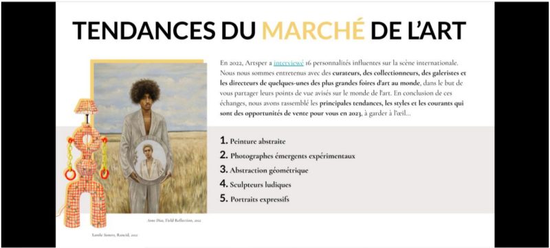 5 Tendance du marché de l'Art Artsper