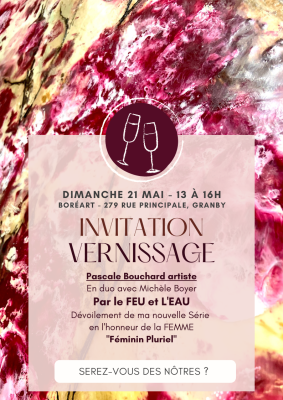 Infolettre INVITATION RSVP vernissage Boréart