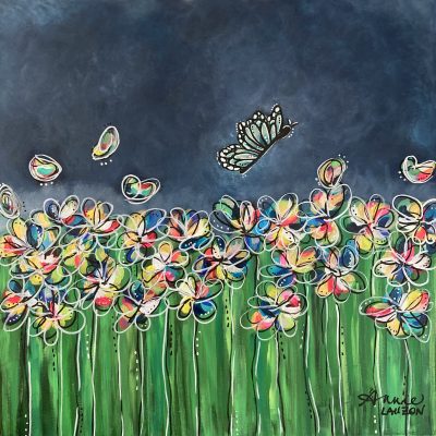 AnnieLauzon-Un soir d'été-20x20pouces-acrylique-350$