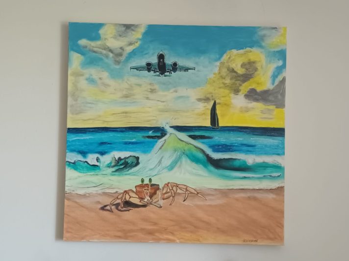 Pascal le crabe de Saint Martin