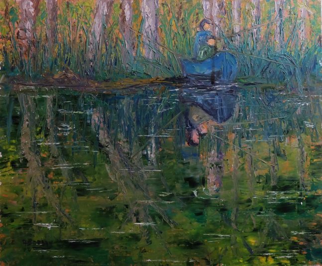 reflet dans l'etang