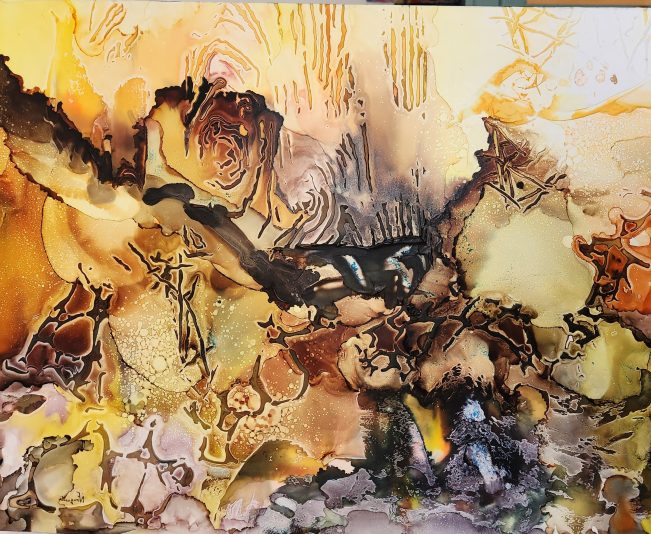 Nicole Fouquette- La course-16''x20''