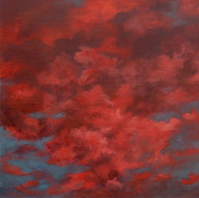 Johanne Kourie 2023 Crescendo Acrylique sur canevas 24x24 copie