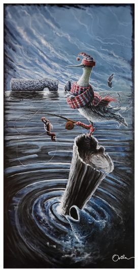 Un jour à la pêche - Ovila - 48 X 24