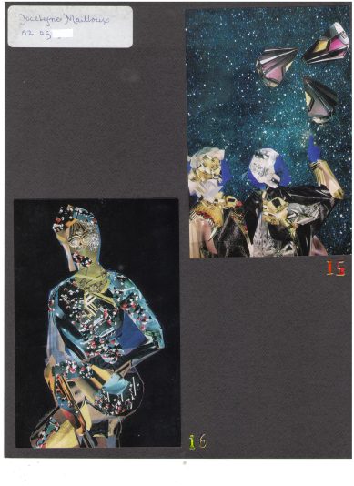 Un couple, l'univers et l'humanoïde
