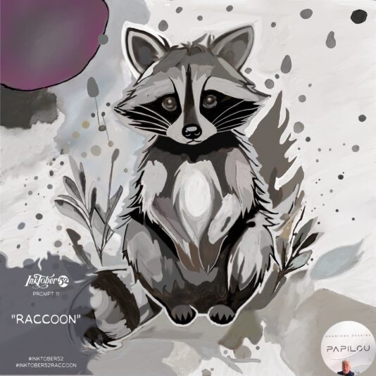 iNktober52_#11_RACOON_20240314