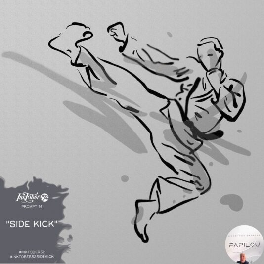 iNktober52_#14_SIDE KICK_20240404