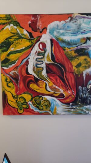 The Sin acrylic 36x35