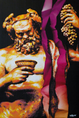 bacchus jaune 120x80