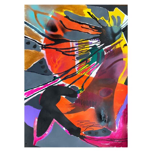 Daniel Tremblay Memory from Tokyo - ink and acrylic on paper 22 x 30 600.00