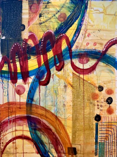 LaetitiaToussaint-Renaissance-48x36-Acrylique-crayon