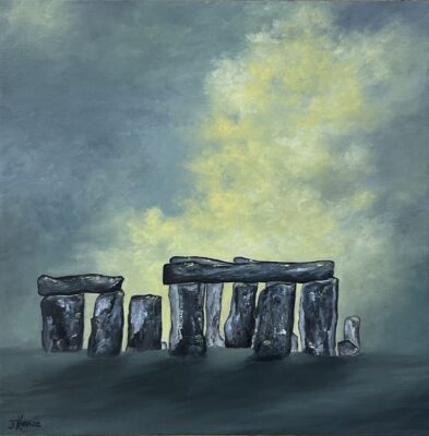 Johanne Kourie Le mystère de Stonehendge: Stonehendge mistery 20x20 2024