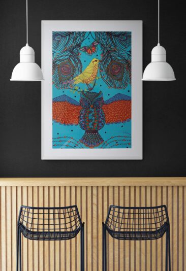 breakfast-bar-with-pendant-lights