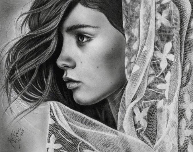 Girl with the scarf