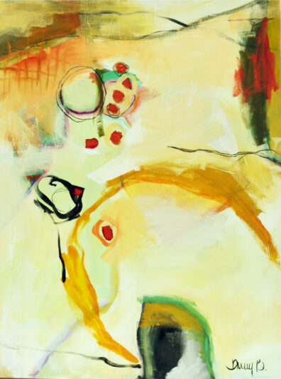 Annybisson-Poissonjaune2-36x48-acrylique pastelsec-1200$