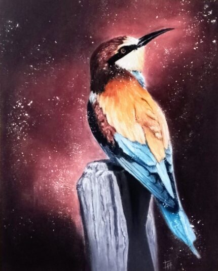 Songes célestes-pastel sec