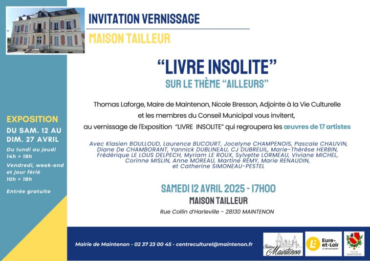 Invitation Vernissagemaintenon2025