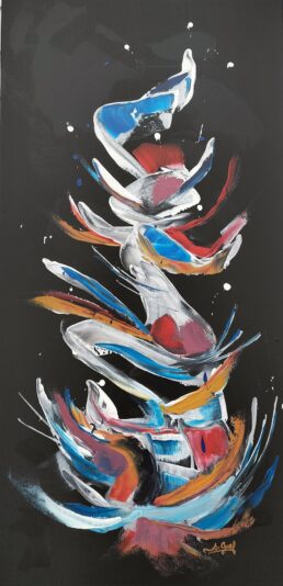 Ombres éphémères 100 x 50- 40m