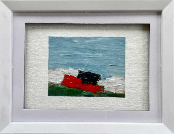 2501-01 Hommage à Nicolas De Staël, 2025 acrylique sur toile