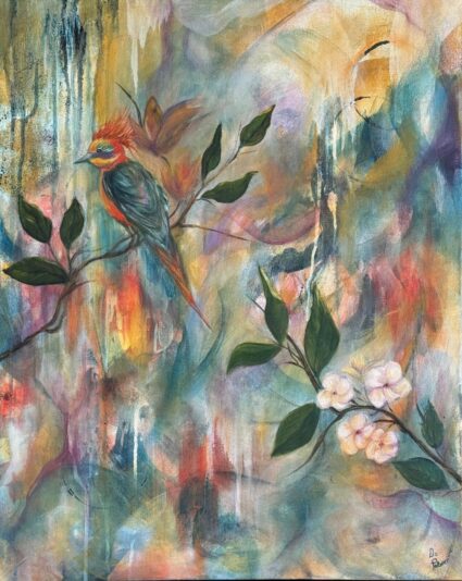 Photo - Suprise tropicale - acrylique - 24 x 30 po