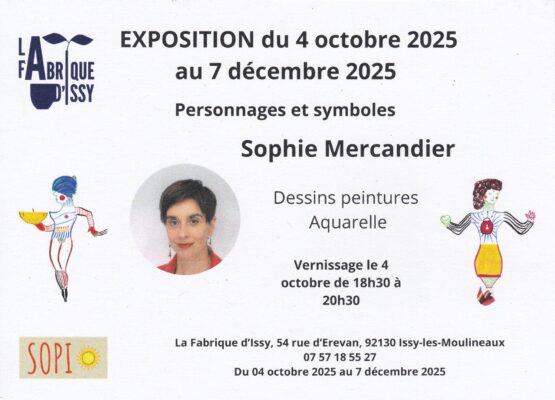 Carton d'invitation Fabrique d'Issy
