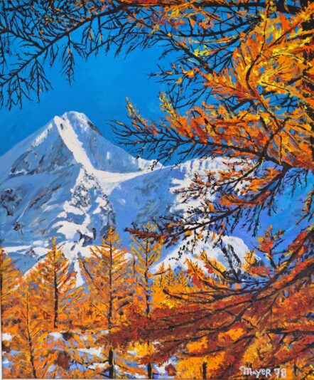 La montagne d'automne 20 x 40
