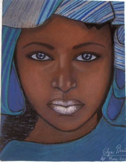 FEMME BLEUE