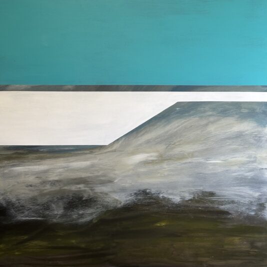Fondement III,Acrylique sur bois de merisier ,40 x 40 x 2 po, Lorraine Auger 2026, 2,200.