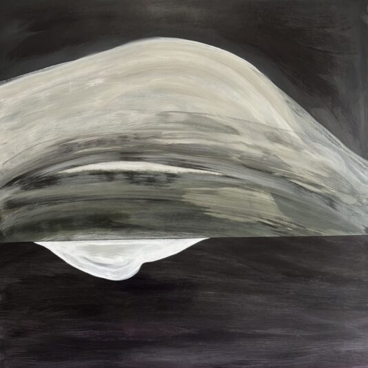 Fondement II, Acrylique sur bois de merisier ,40 x 40 x 2 po, Lorraine Auger 2026, 2,200.